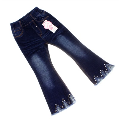 Рост 116-124. Стильные детские джинсы Silver_Shard цвета темного индиго.