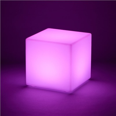 Напольный Светильник Cube 200, LED RGB, цвет белый, IP65