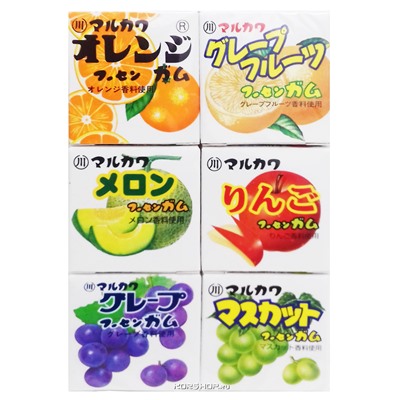 Ассорти из 6 фруктовых вкусов Marukawa, Япония, 32,4 г