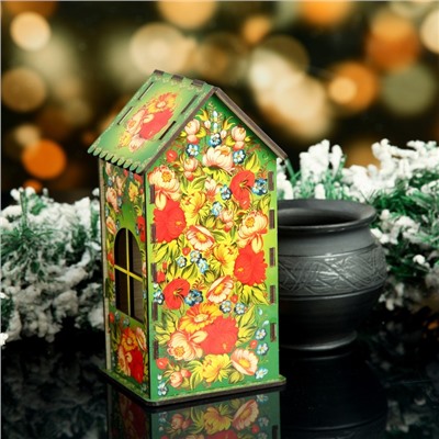 Чайный домик  «Крыска», счастья, цветы и бабочки, 9,5×9,5×20 см