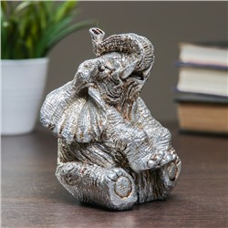 Фигура "Слон" серебро 10х9х14см