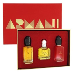Парфюмированный набор Giorgio Armani For Women 3x25 ml