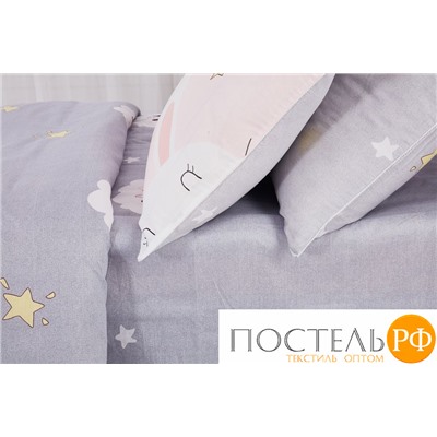 Комплекты постельного белья Котики (белый) КПБ "KAZANOV.A." 1.5 спальный