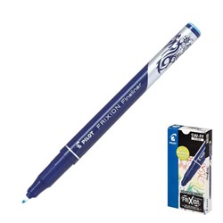 Ручка "пиши-стирай" капиллярная Pilot Frixion Fineliner, 0.45мм, чернила голубые