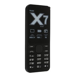 Мобильный телефон Qumo Push X7, черный