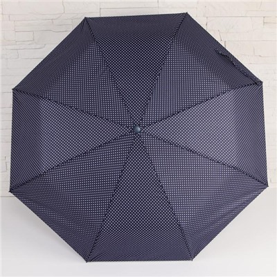 Зонт автоматический «Горошек», 3 сложения, 8 спиц, R = 48 см, цвет МИКС