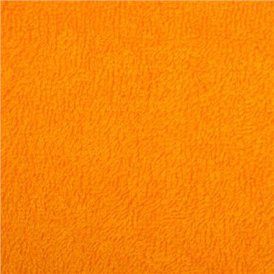 Полотенце махровое "Экономь и Я" 100х150 см оранжевый , 100% хлопок, 340 г/м²