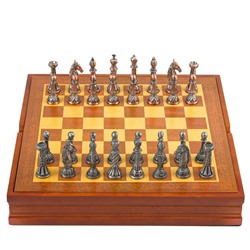 Шахматы сувенирные, "Классика" h короля=7.8 см, h пешки=5.4 см. d=2 см, 36 х 36 см