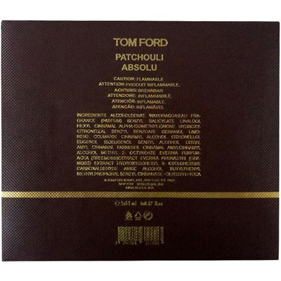 Подарочный набор Tom Ford Patchouli Absolu edp 5x11 ml