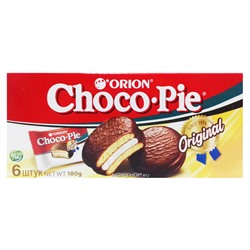 Шоколадные пирожные Чоко Пай (Choco Pie) Orion (6 шт.), 180 г. Срок до 26.05.2021.Распродажа