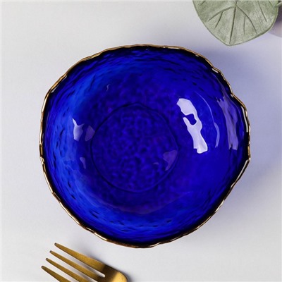 Миска «Вулкан», 380 мл, 13×6,5 см, цвет синий