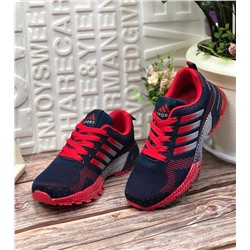 Женские кроссовки 8046-10 темно-синие с красным