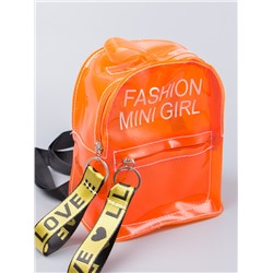 Рюкзак для девочки MINI GIRL, оранжевый