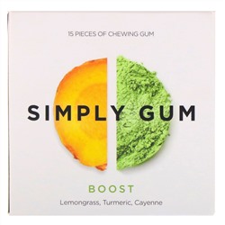 Simply Gum, Boost Gum, 15 Pieces