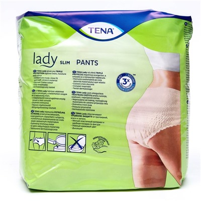 Трусы впитывающие TENA Lady Slim Pants Normal М, 8 шт.