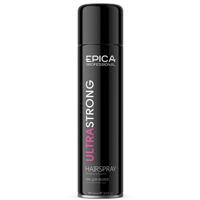 Лак для волос ультрасильной фиксации Epica 500 мл