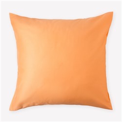 Наволочка «Этель»70×70, цвет персиковый, 100% хлопок, мако-сатин, 125 г/м²
