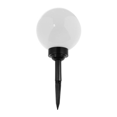 Садовый светильник на солнечной батарее «Срадний шар», 15 × 38 × 15 см, 4 LED, свечение тёплое белое