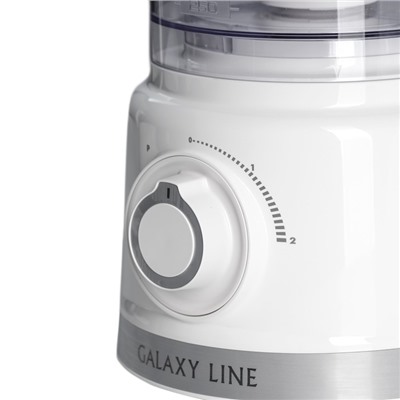 Кухонный комбайн Galaxy GL 2309, 1000 Вт, 1.5 л, 2 скорости, белый