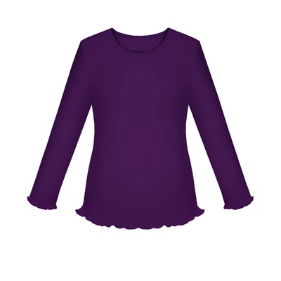 Фиолетовый школьный Джемпер (блузка) для девочки 77828-ДШ18