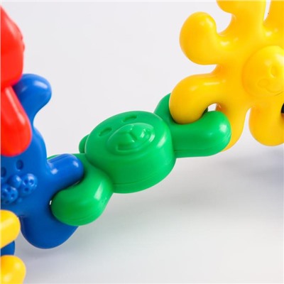 Развивающая игрушка «Собери цепочку», 6 элементов, МИКС