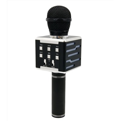 Беспроводной караоке микрофон DS868 (черный)