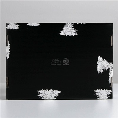 Складная коробка «Новый год», 30,7 × 22 × 9,5 см