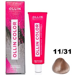 Перманентная крем-краска для волос  COLOR 11/31 Ollin 100 мл