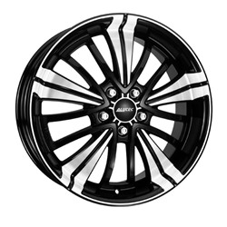 Диск литой Alutec Ecstasy 7,5x17 5x108 ET47 d70,1 Diamond Black Front Polished