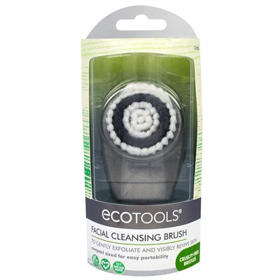 EcoTools, кисть для чистки лица, 1 кисть