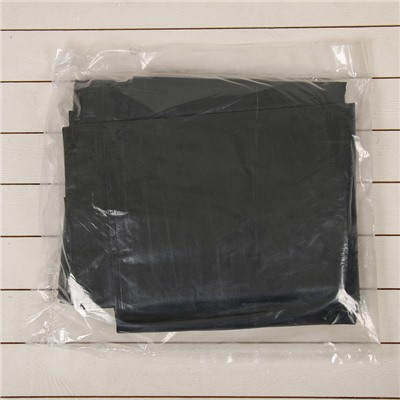 Плёнка полиэтиленовая, техническая, толщина 120 мкм, 3 × 10 м, рукав (1,5 м × 2), чёрная, 2 сорт