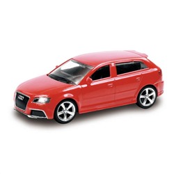 RMZ City Машина мод. 444011 1:43 Audi RS3 Sportback без мех., 2цв. в ассорт. (красный/черный) 10.00х4.17х3.26см
