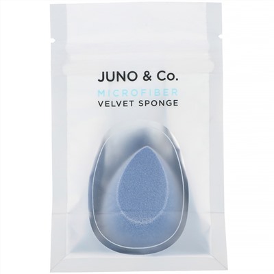 Juno & Co., Спонж из микрофибры, бархатистый, 1 шт.