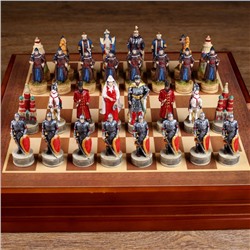 Шахматы сувенирные "Монгольское иго", h короля=8 см, h пешки=6 см, 36 х 36 см