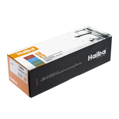 Смеситель для ванны Haiba HB2227-2, двухвентильный, хром