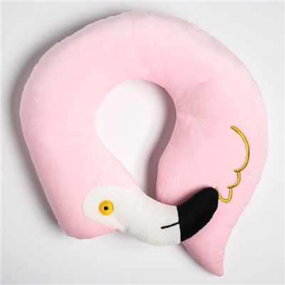 Детская подушка для путешествий «Фламинго», цвет МИКС