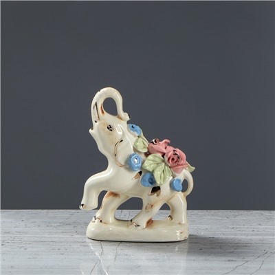 Набор Сувенир-статуэтка "Слоны" 7 предметов лепка