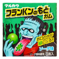 Жевательная резинка Франкенштейн со вкусом лимонада Marukawa, Япония 11,1 г