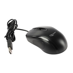 Мышь Gembird MUSOPTI8-801U, проводная, оптическая, 800dpi, USB, черный