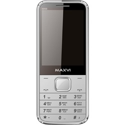 Мобильный телефон Maxvi X850, серебристый