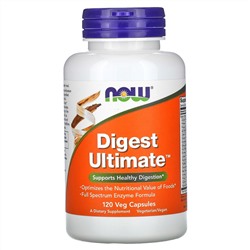 Now Foods, Digest Ultimate, 120 капсул