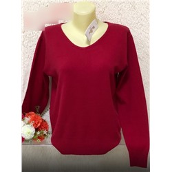 Пуловер женский однотонный (one size 50-56) арт. 887616