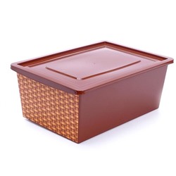 Ящик универсальный «Прованс», объем 30 л, цвет коричневый