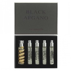 Подарочный парфюмерный набор Nasomatto Black Afgano унисекс 5 в 1