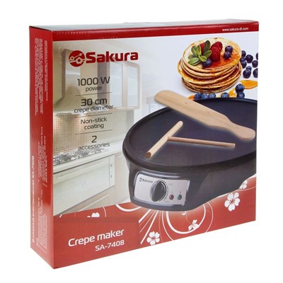 Электроблинница Sakura SA-7408, 1000 Вт, 30 см