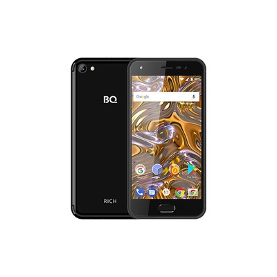 Смартфон BQ S-5012L Rich LTE Black 5" IPS,1280х720,1Gb,8Gb RAM, 8Mp+5Mp, черный