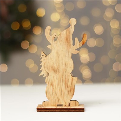 Новогодний декор «Милый олень с ёлочкой» 8×4×16 см