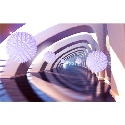 3D Фотообои «Солнечный тоннель»