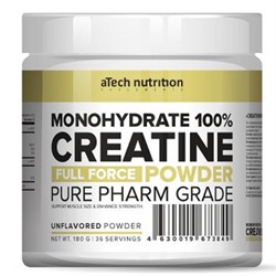 Креатин Могидрат Creatine Monogydrate Pure Farm Grade aTech Nutrition 180 гр.