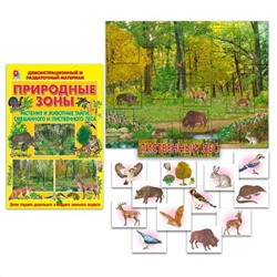 Радуга ДРМ Природные зоны. Растения и животные тайги, смешан. и листв. леса С-727